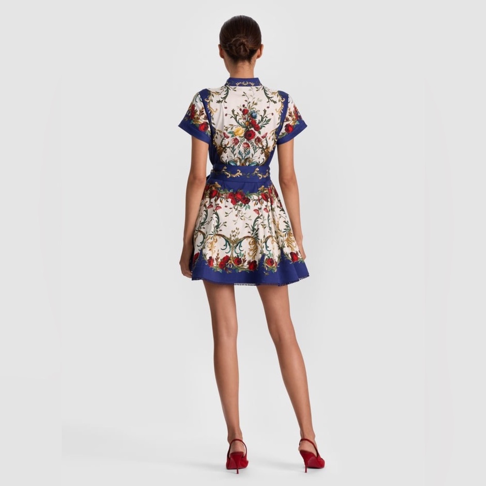 Alice + Olivia Lucy Mini Shirt Dress - Picture 4 of 9